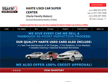 Tablet Screenshot of hartefamilymotors.com